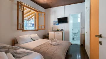 Studio Superior - utsikt mot bergen | 1 sovrum och gratis wi-fi