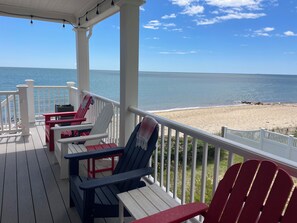 Property grounds - New to market Ocean Front Gem steps to Beach! 25 minutes from cape bridges. (Mashpee)
