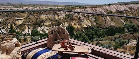 Uitzicht vanuit accommodatie