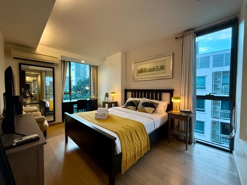Cozy Garden-View 1BR 700m BTS ThongLo, Sukhumvit49, Samitivej Hospital