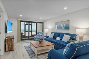 Smart TV - Unmatched Beachfront Comfort: Ground-Floor Gulf-Front Condo (Sanibel)
