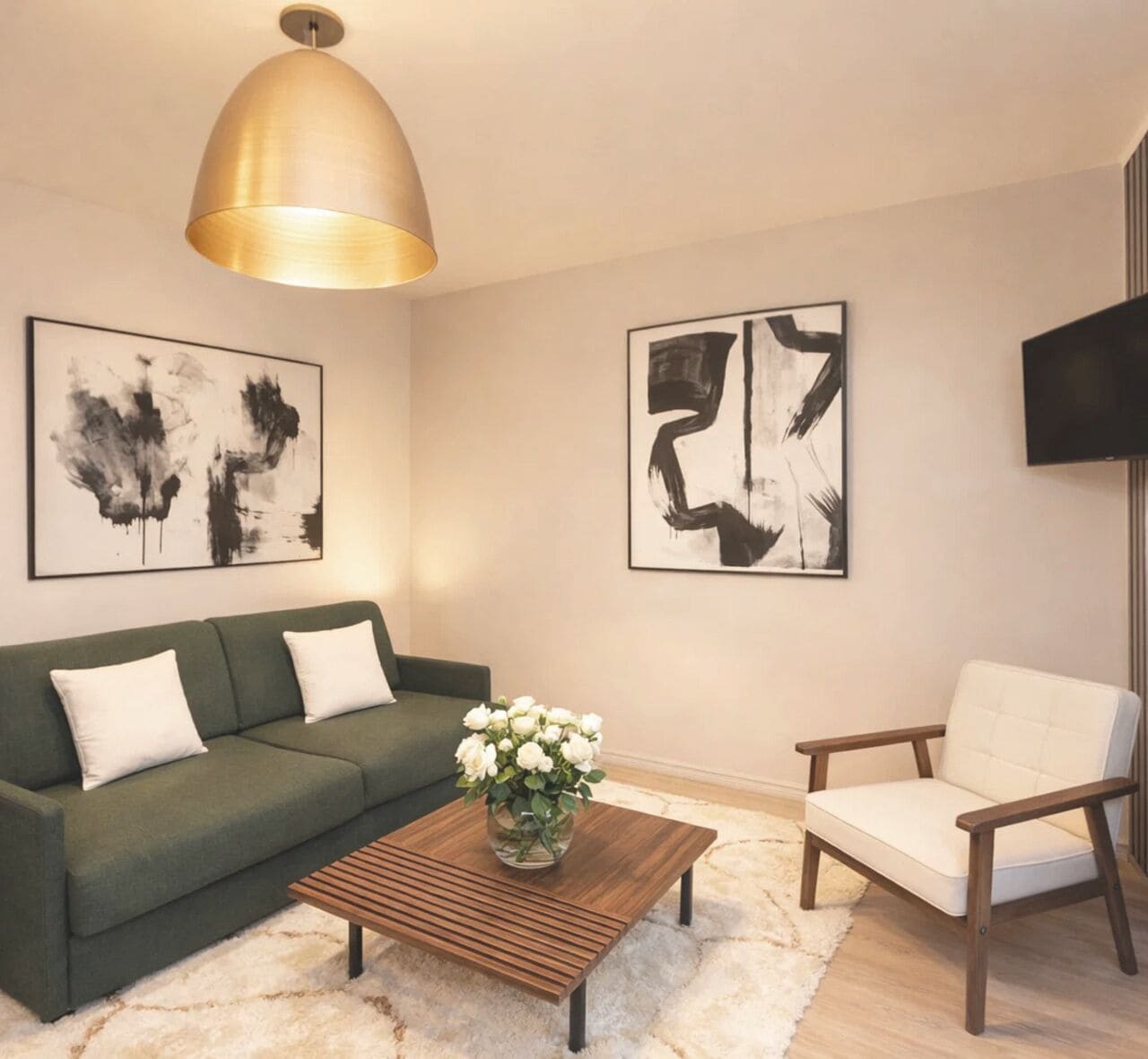 Superior Studio | Living area | 80-cm Smart TV with digital channels