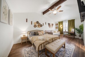 3 chambres, bureau, fer et planche à repasser, Wi-Fi gratuit