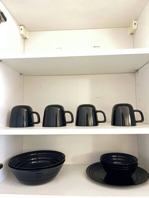 Appartement, 1 slaapkamer, roken, uitzicht op tuin | Koffie en/of koffiezetapparaat