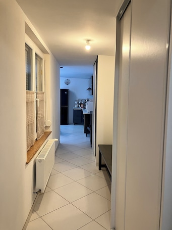 Interior. Comfortable village house 6 minutes from beaches by car, close to shops.