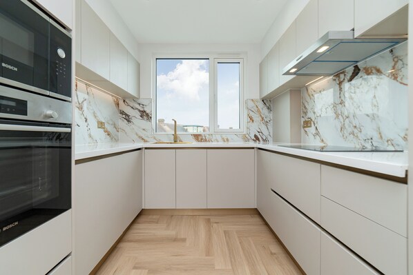 Oven, stovetop, dishwasher