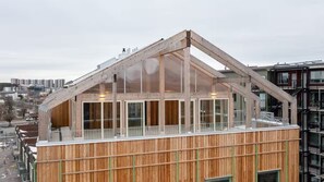 Voorkant van accommodatie