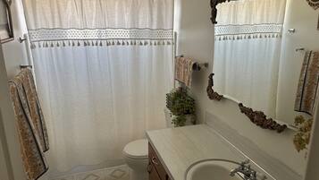 Towels, soap, toilet paper