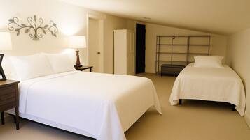 6 makuuhuonetta, silitysrauta/-lauta, ilmainen Wi-Fi, vuodevaatteet