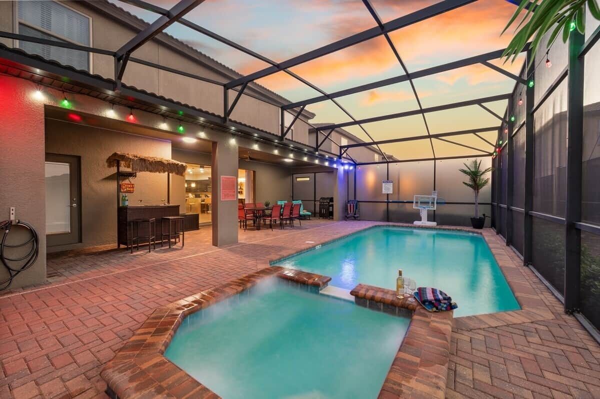 Una piscina climatizada