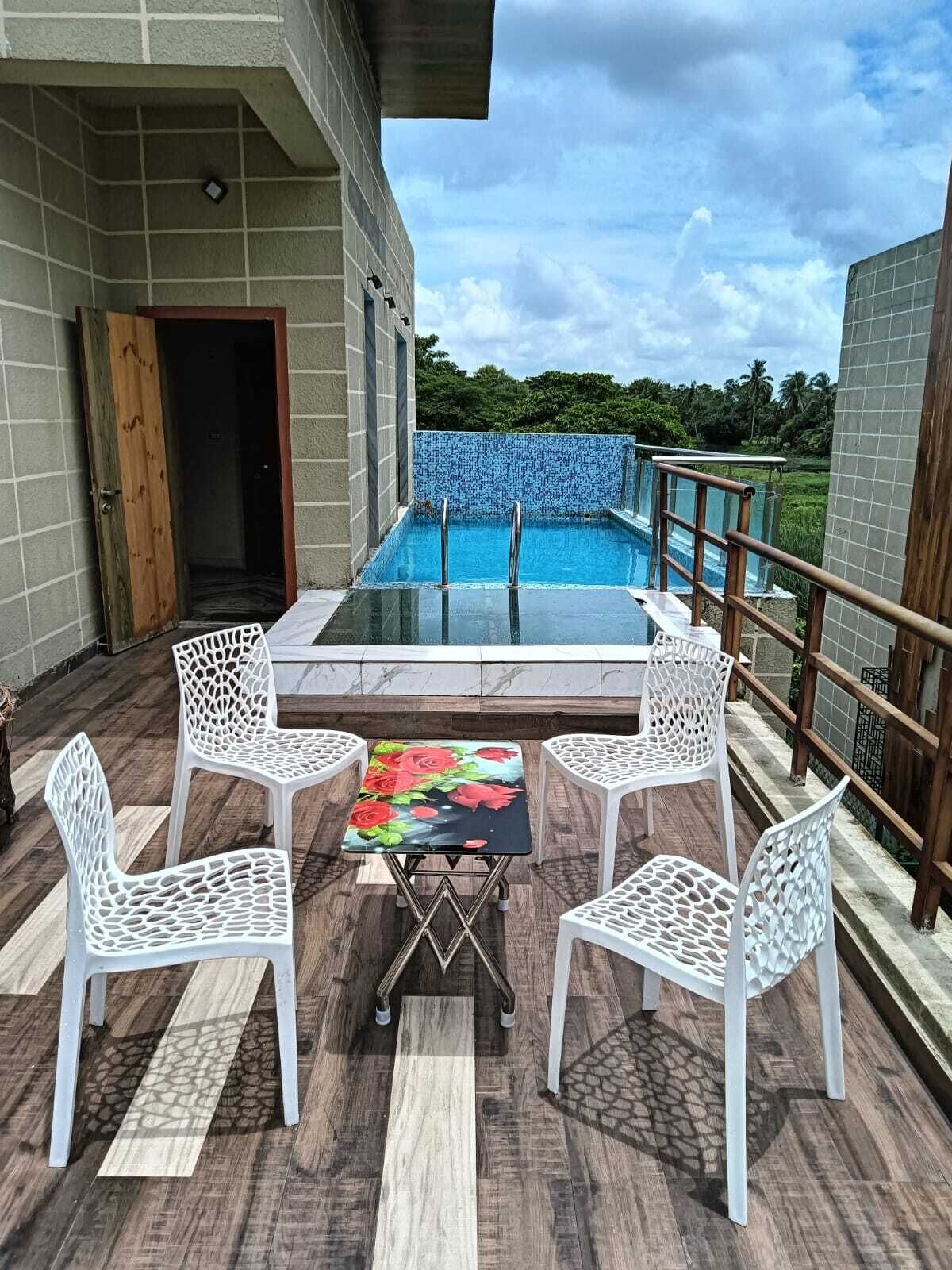 标准单人房, 阳台, 泳池景观 | 露台