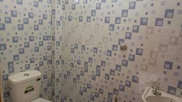 Classic Studio Suite, City View | Bathroom | Shower, free toiletries, slippers, towels