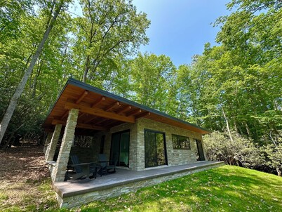 Brand new completed June 2025 with Hot tub and River