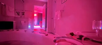 Red room in Charlotte, themed house for adults