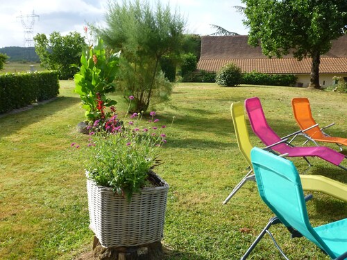 Purple perigord house