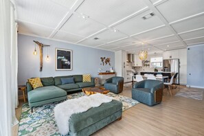 Ferienhaus, Mehrere Betten (Back to the Beach) | Wohnbereich