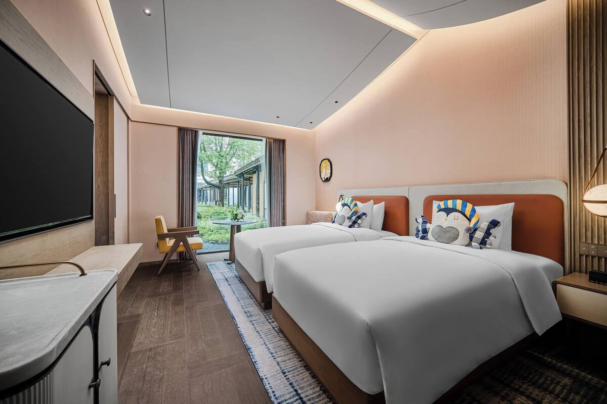 Chambre Majestueuse, 2 lits une place