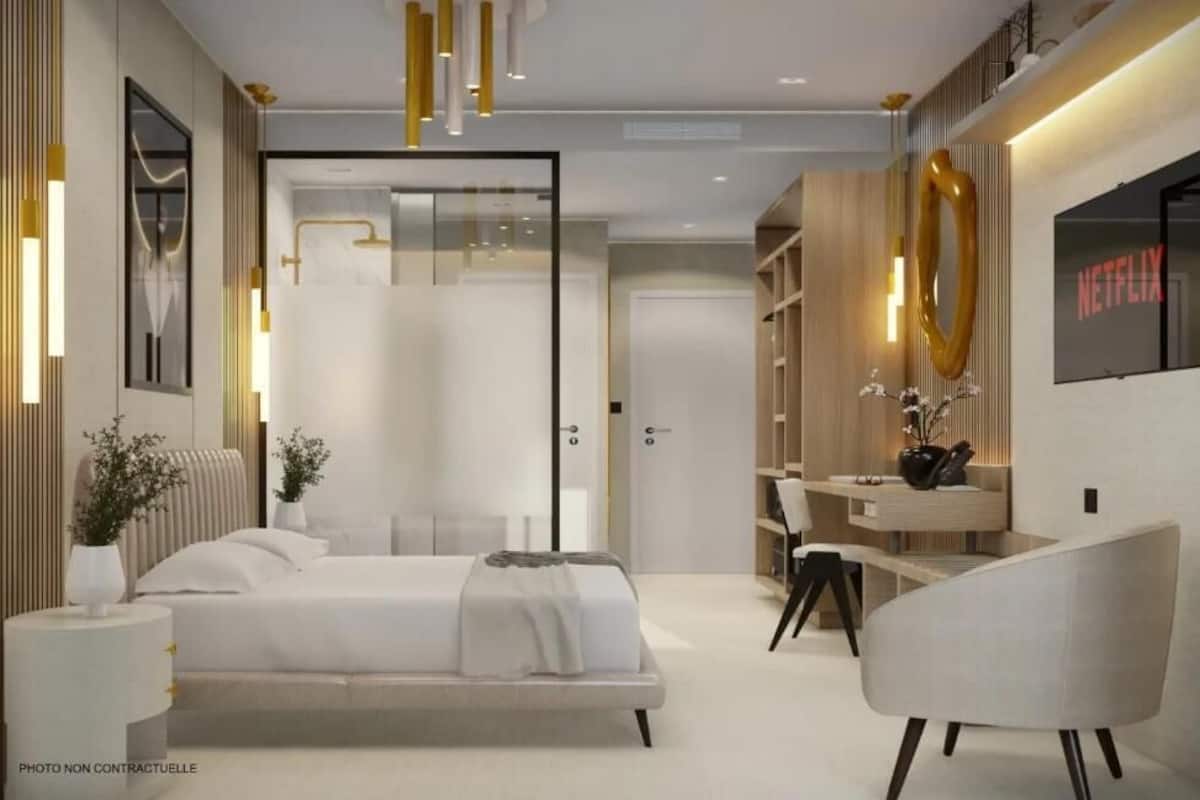 Premium bedding, pillowtop beds, minibar (some free items), in-room safe