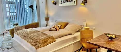1 bedroom, iron/ironing board, travel cot, WiFi