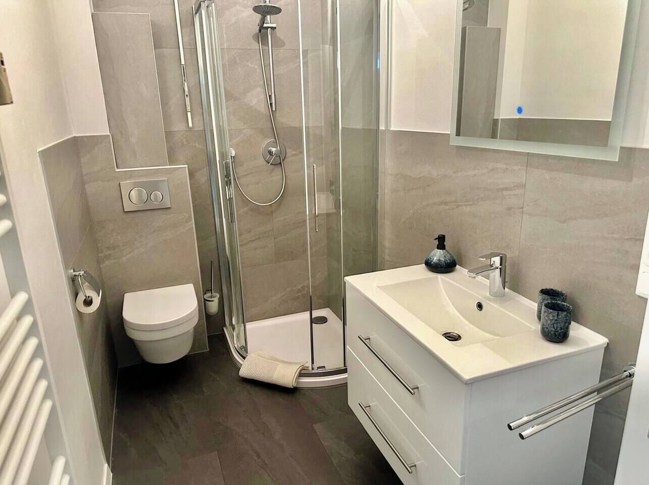 Haartrockner, Handtücher