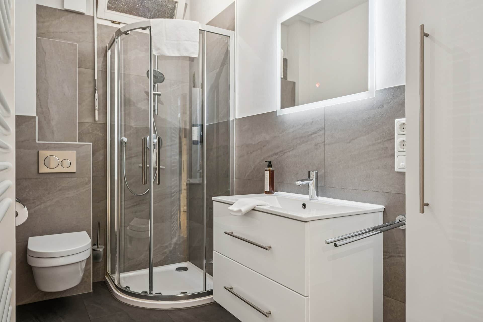 Secador de pelo, toallas