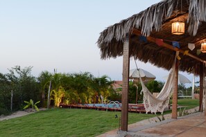 Blick auf den Garten