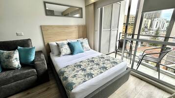 1 soveværelse, strygejern/strygebræt, Wi-Fi, sengetøj