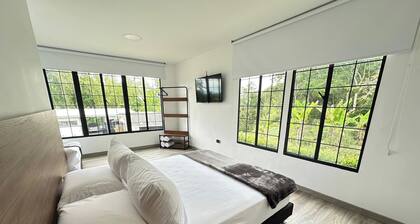 Country Apartment in Caimo with air conditioning