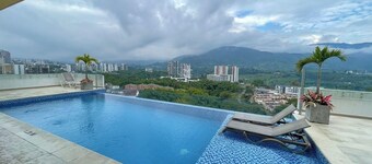 Apartment in Fundadores with balcony, pool, sauna