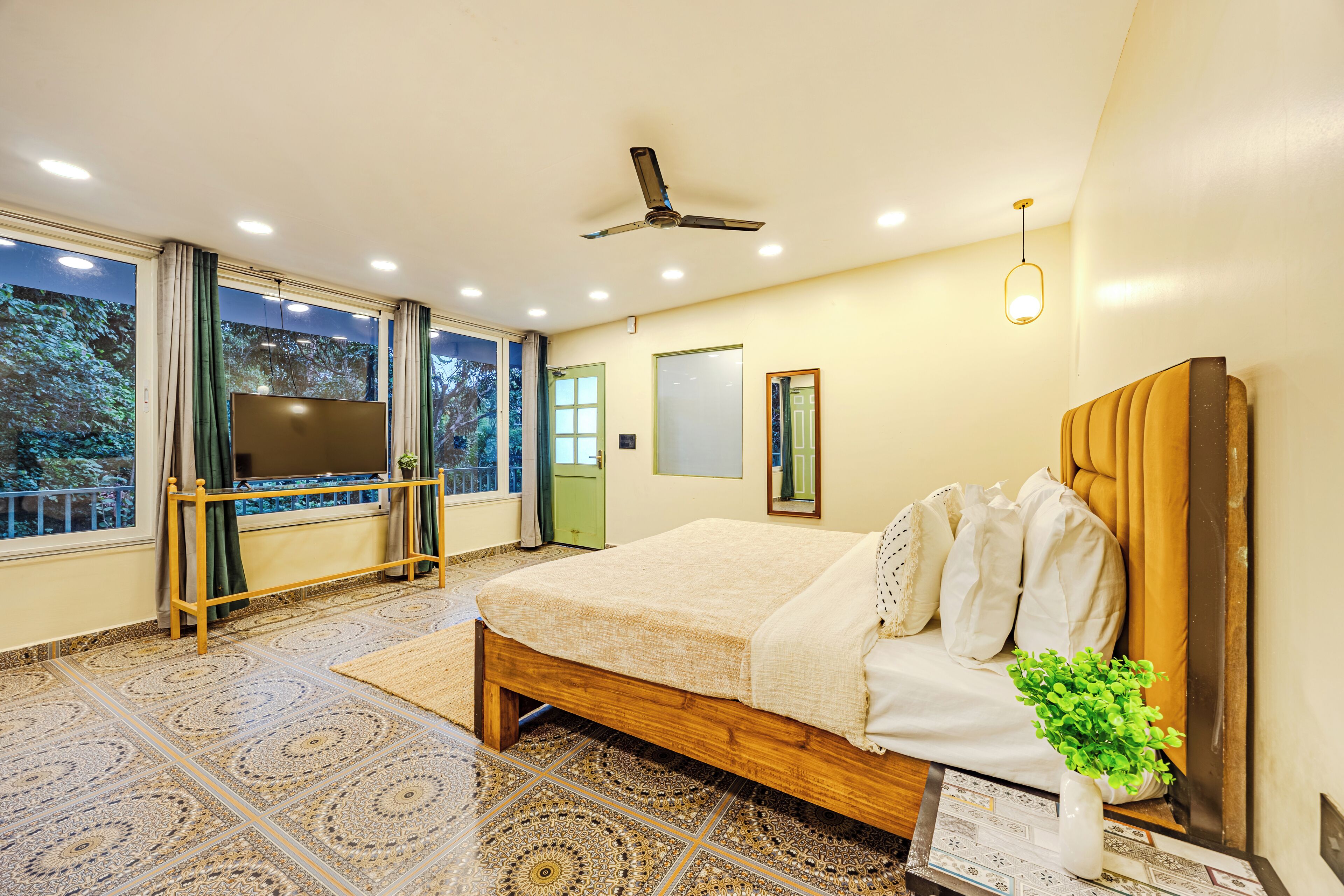 Premium bedding, down duvets, memory-foam beds, individually decorated