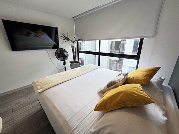 1 bedroom, iron/ironing board