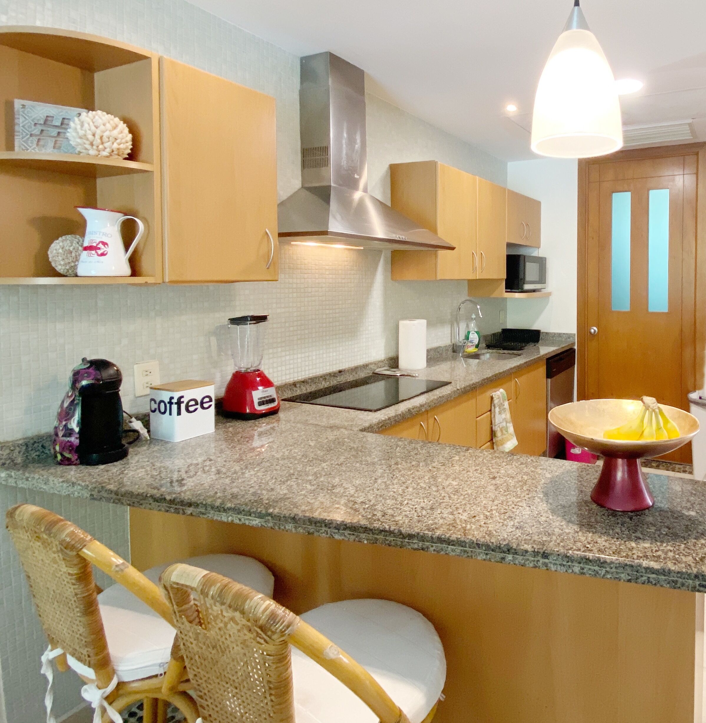 Microwave, stovetop, dishwasher