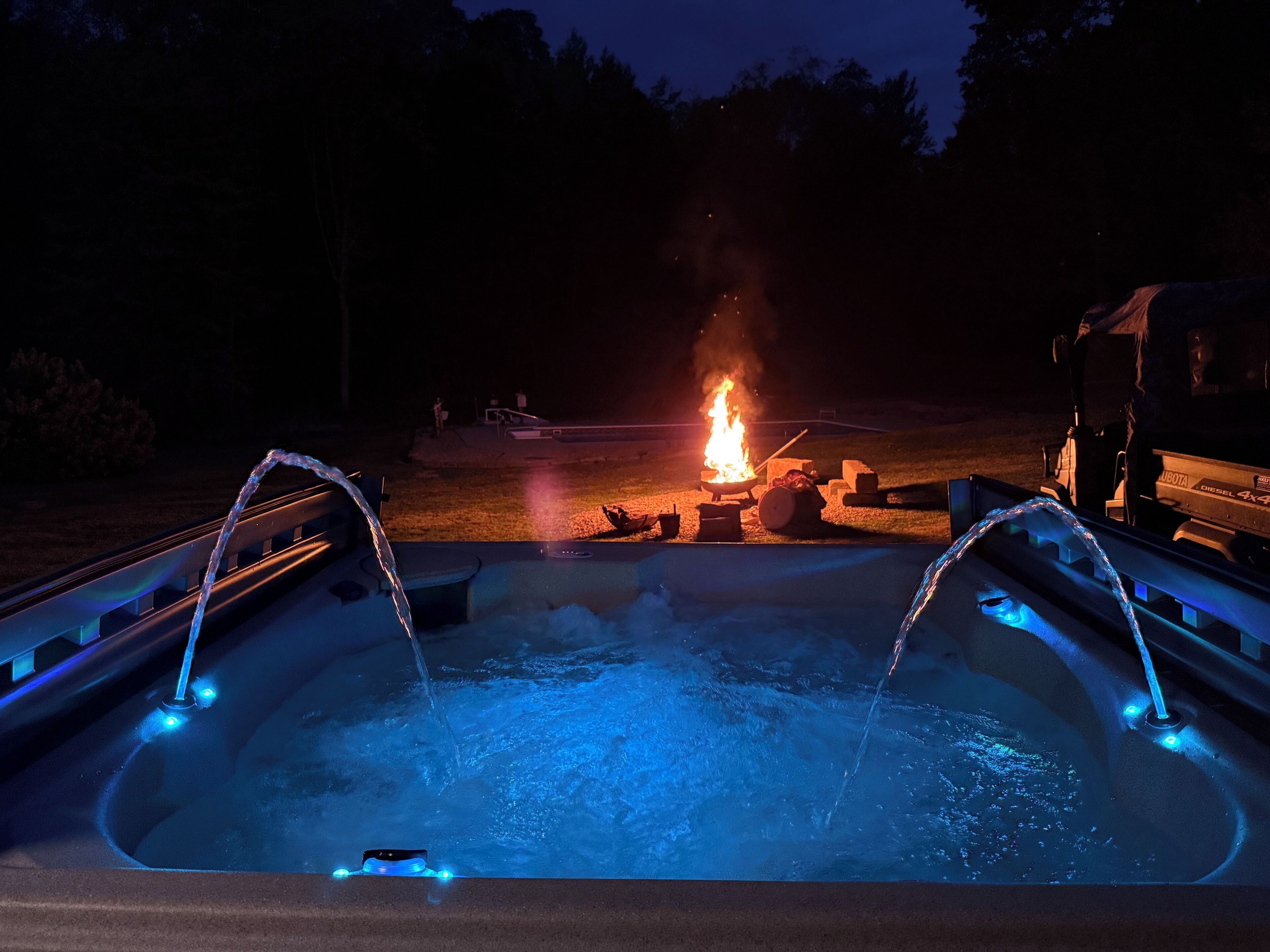 مغطس سبا خارجي