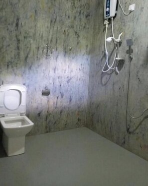 Towels, soap, toilet paper