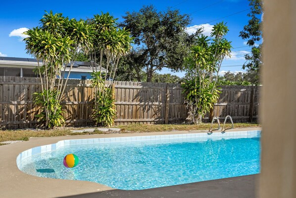 Outdoor pool - Private 5BR Oasis with Pool Near Clearwater Beach (Clearwater)