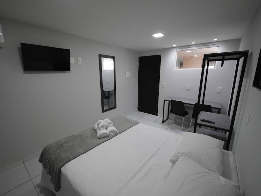 Basic Double Room | Premium bedding, WiFi (free), bed sheets