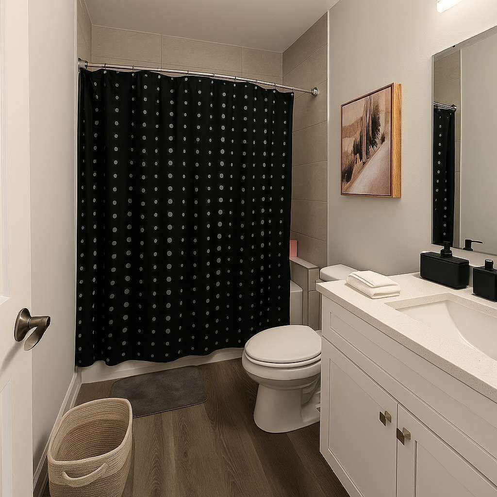 Shower, hair dryer