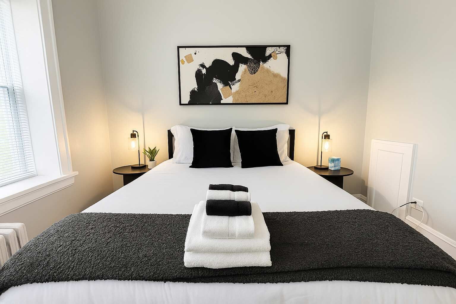 1 Schlafzimmer, Schreibtisch, Bügeleisen/Bügelbrett, WLAN