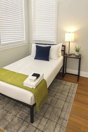 1 bedroom, iron/ironing board, travel crib, WiFi