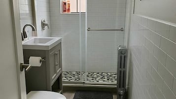 Shower, hair dryer
