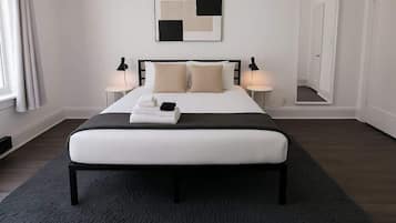 2 dormitorios, tabla de planchar con plancha, cuna de viaje y wifi