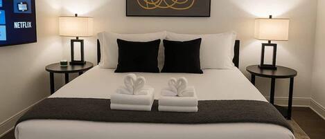 Iron/ironing board, travel crib, WiFi