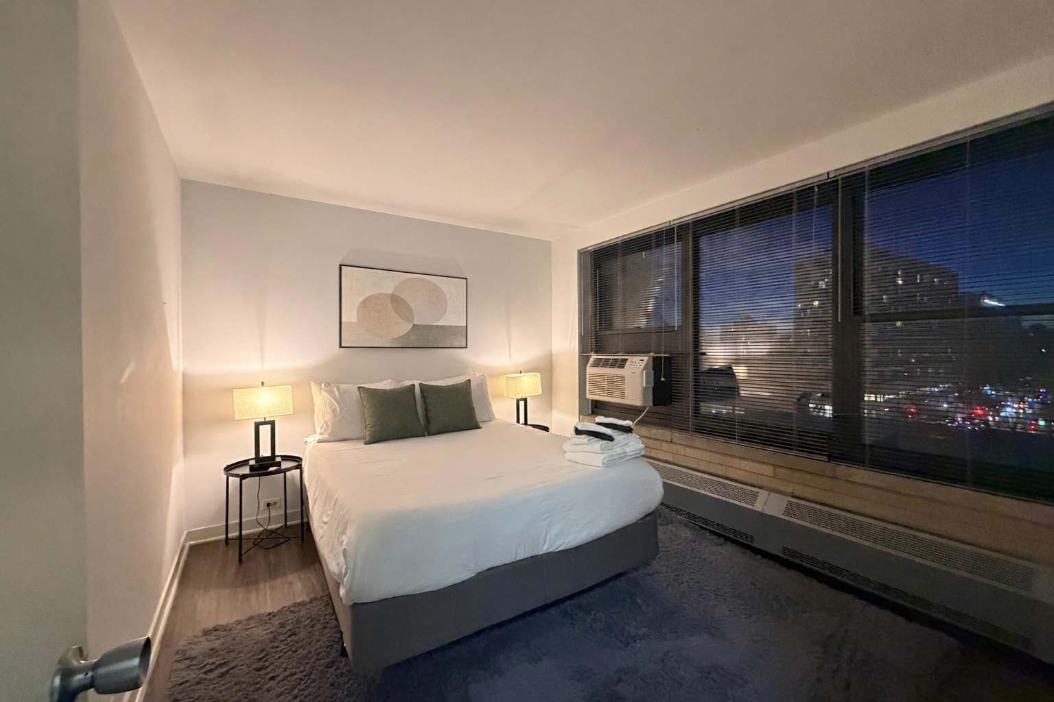 2 bedrooms, iron/ironing board, travel crib, WiFi