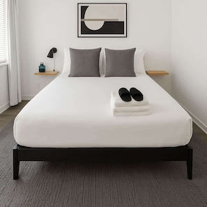 2 bedrooms, iron/ironing board, travel crib, WiFi