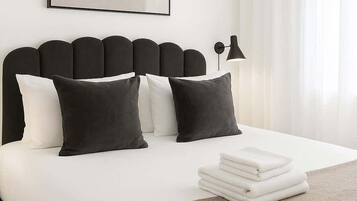 2 bedrooms, iron/ironing board, travel crib, WiFi