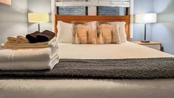 1 bedroom, iron/ironing board, travel crib, WiFi