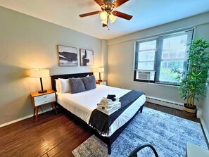 1 bedroom, iron/ironing board, travel cot, WiFi