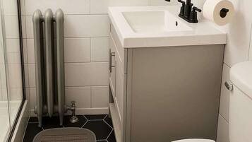 Shower, hair dryer