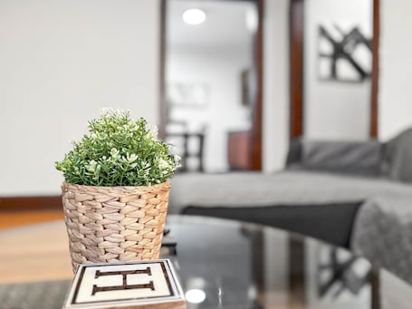 Interior. 2BR Chic & Comfortable Furnished Unit