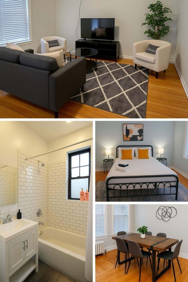 3 bedrooms, iron/ironing board, travel crib, WiFi